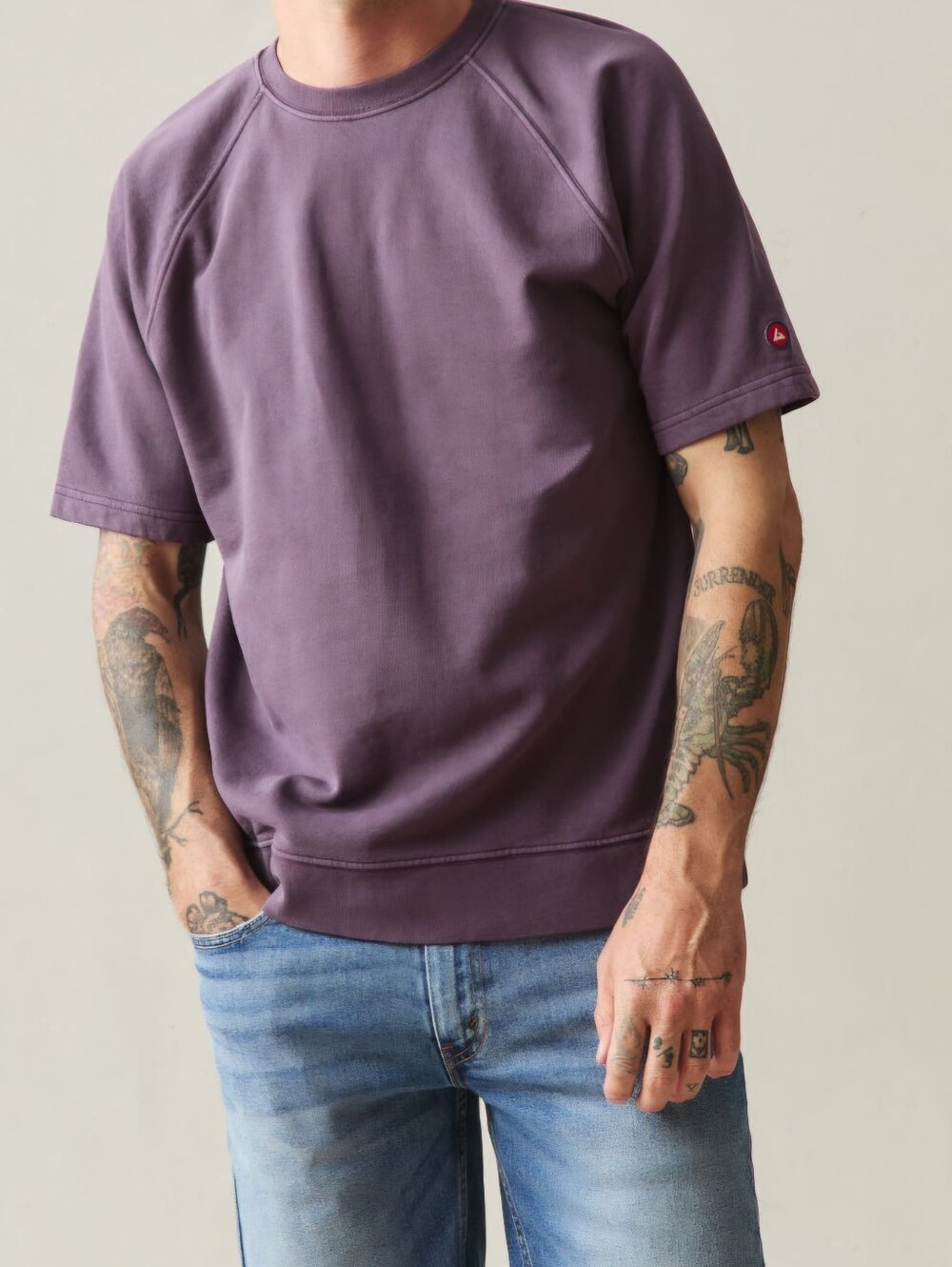 American Giant Men's XL French Terry Short Sleeve Sweatshirt NWOT